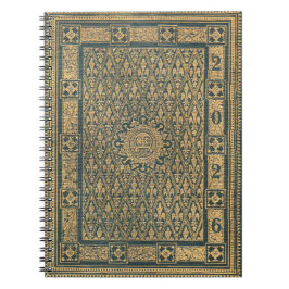 Klassi & Classic Fleur-de-Lis 2026 Journal Anteckningsbok