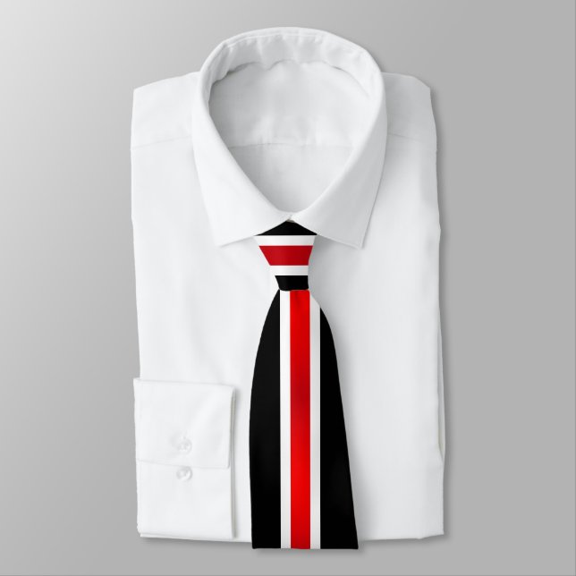 Klassi Classic Red White och Black Simple Rand Slips (Bunden)