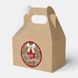 Klassi decemberutandning med vit Helgdag Presentaskar