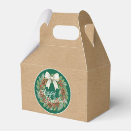 Klassi decemberutandning med vit Helgdag Presentaskar