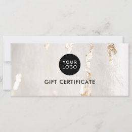 Klassi Modern Gold Foil Gift Certificate/Voucher