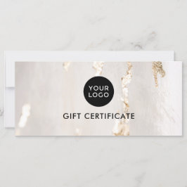 Klassi Modern Gold Foil Gift Certificate/Voucher