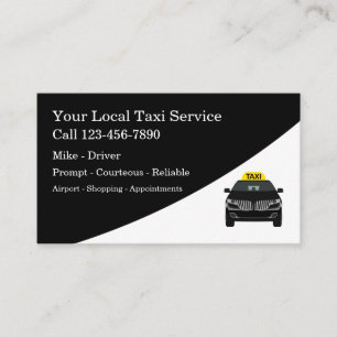 Klassi Modern Taxi-drivrutin Visitkort