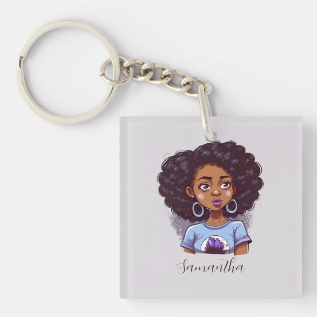Klassi och Elegant Afro Woman (Framsidan)