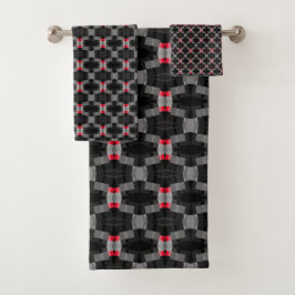 Klassi och fet Grått Red Black Abstrakt Modern Man