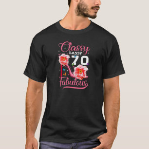 Klassi Sassy 70 Fabulous 70th Birthday Part T Shirt
