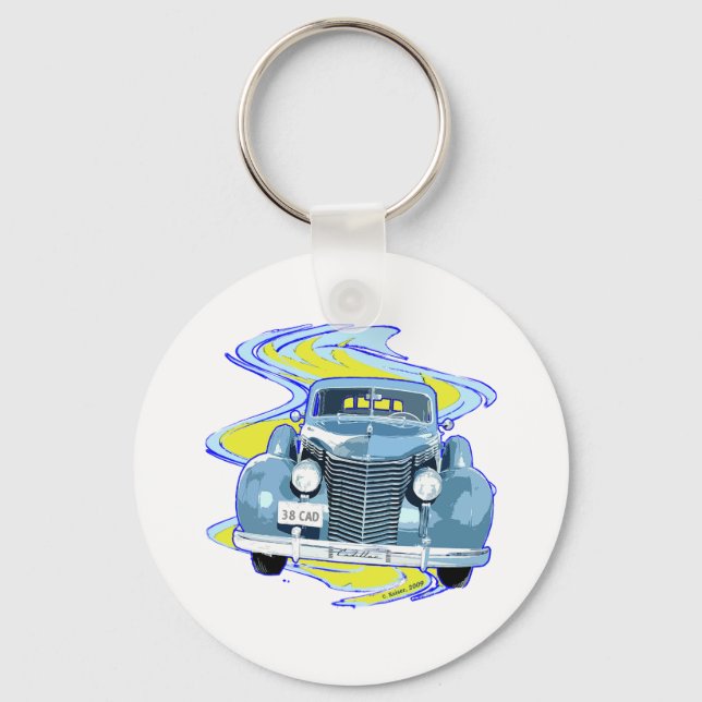 KLASSIC 1938 CADILLAC NYCKELRING (Framsida)