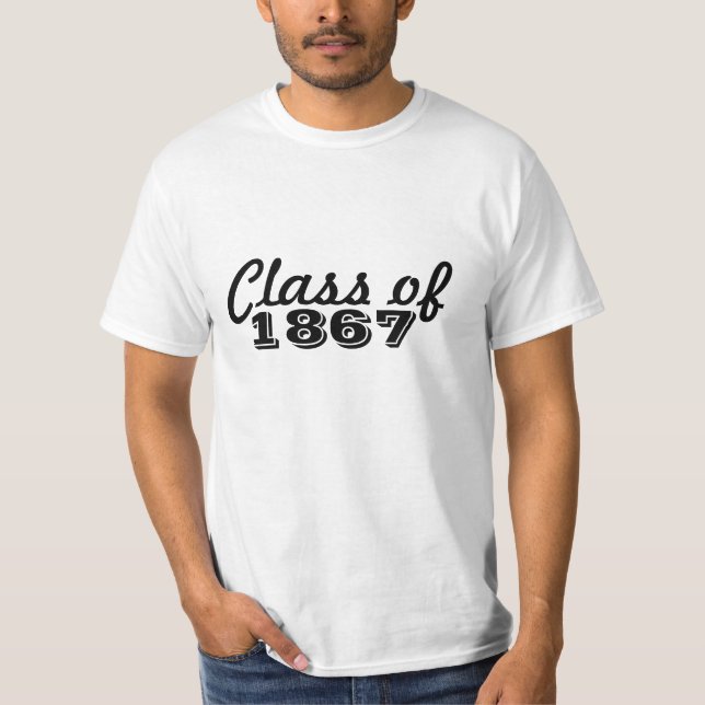 Klassificera av 1867 tee shirt (Framsida)