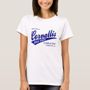 Klassificera av 1970 vår dam av den Corvallis T Shirt