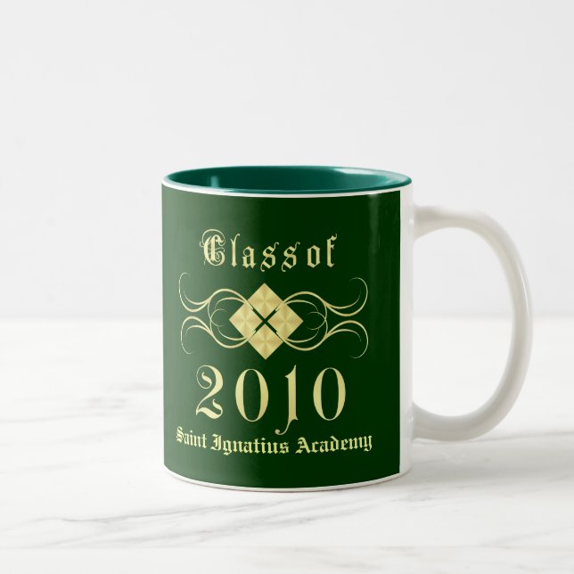 Klassificera av 2010 - eleganta Två-Tonad mugg (Höger)