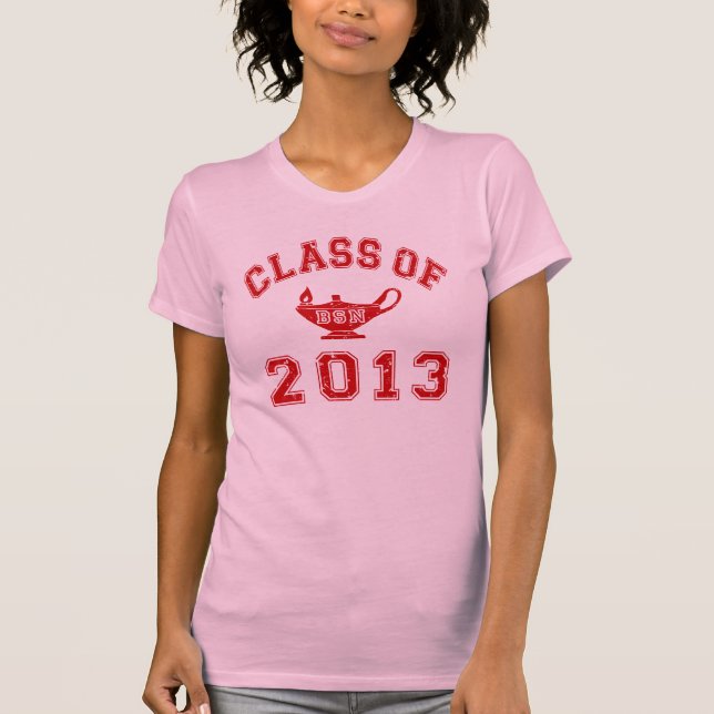 Klassificera av 2013 röda BSN - Tee Shirt (Framsida)
