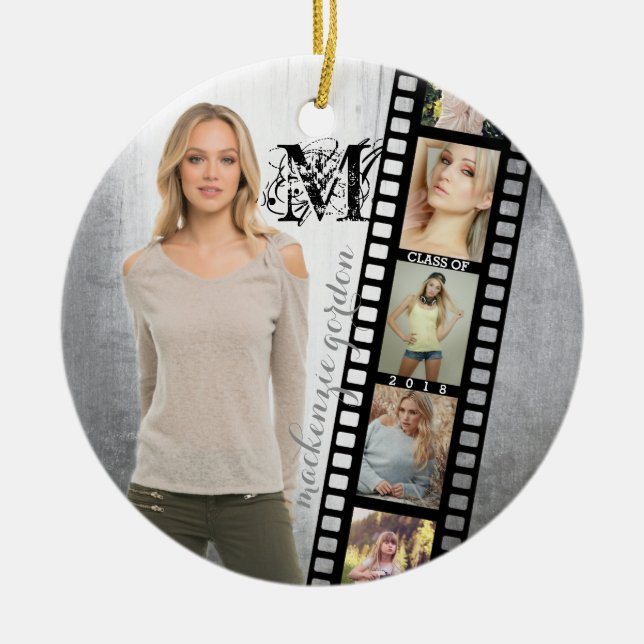 Klassificera av 2018 höga ram för julgransprydnad keramik (Framsidan)