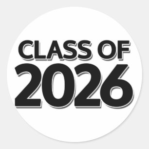 Klassificera av 2026 runt klistermärke
