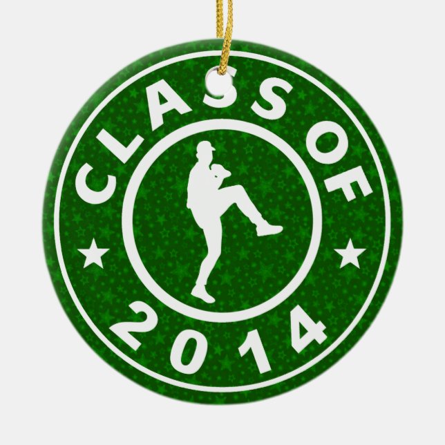 Klassificera av baseball 2014 julgransprydnad keramik (Framsidan)