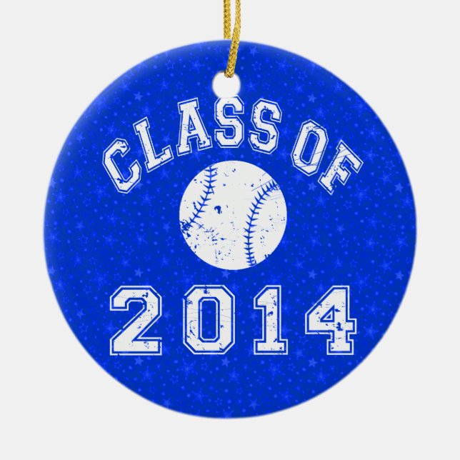 Klassificera av baseball 2014 julgransprydnad keramik (Framsidan)