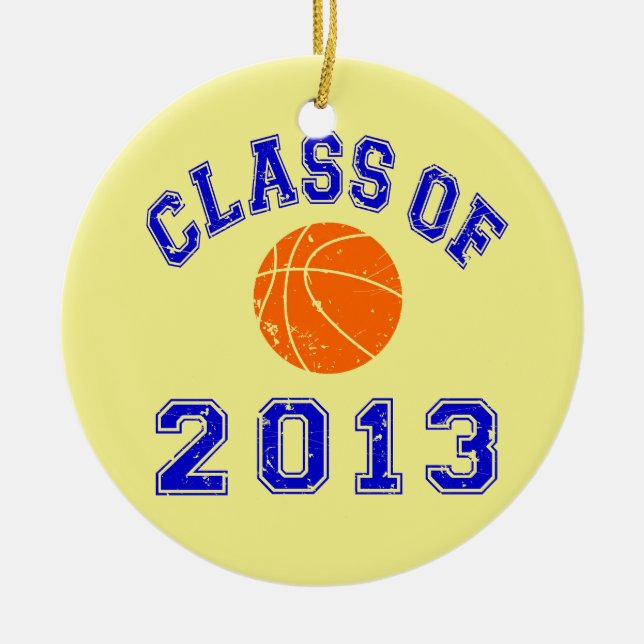 Klassificera av basket 2013 julgransprydnad keramik (Framsidan)