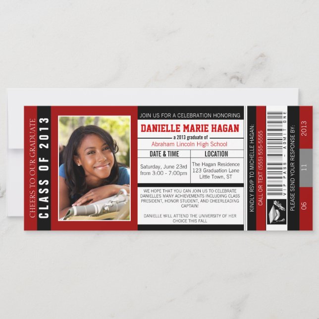 Klassificera av biljetten 2013 för inbjudningar (Framsida)