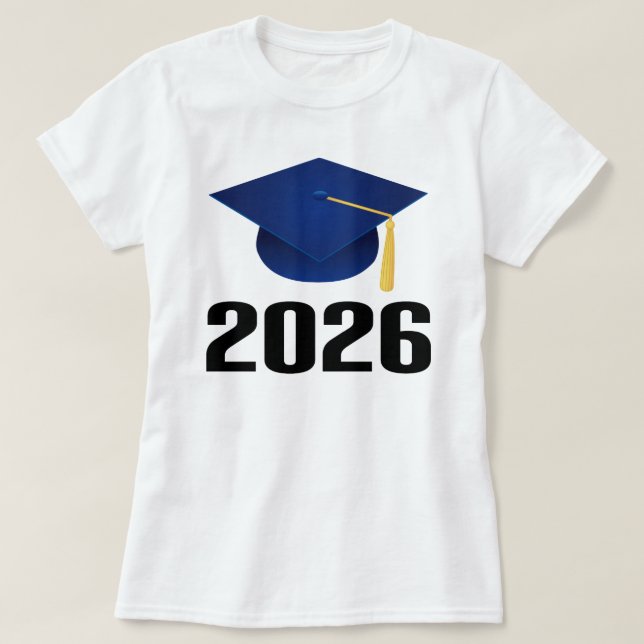 Klassificera av den doktorand- gåvan för hatt 2026 t-shirt (Design framsida)
