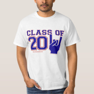 Klassificera av den röda studenten 2011, vit och tee