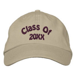 Klassificera av din årsstudenten broderad keps