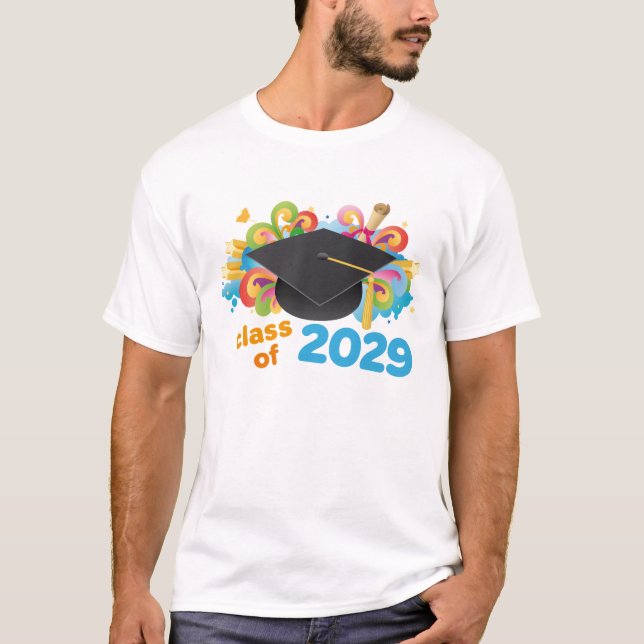 Klassificera av doktorand- gåvaidé för hatt 2029 t-shirt (Framsida)