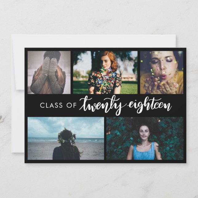 Klassificera av fotoet för 2018% det pipe% moderna inbjudningar (Framsida)