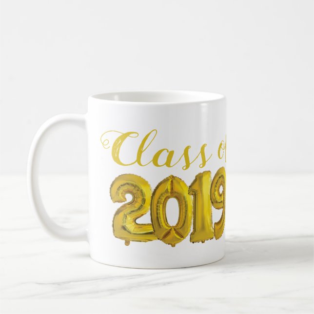 Klassificera av guldballongmuggen 2019 för kaffemugg (Vänster)