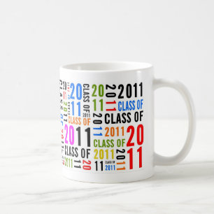Klassificera av multifärgadmuggen 2011 kaffemugg