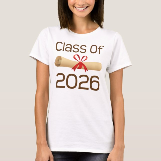 Klassificera av studentengåvor 2026 t-shirt (Framsida)