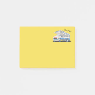 "Klassificera C" Motorhome noterar Post-it Block