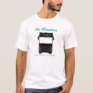 Klassificera en grafisk Motorhome/bussSilhouette T-shirt