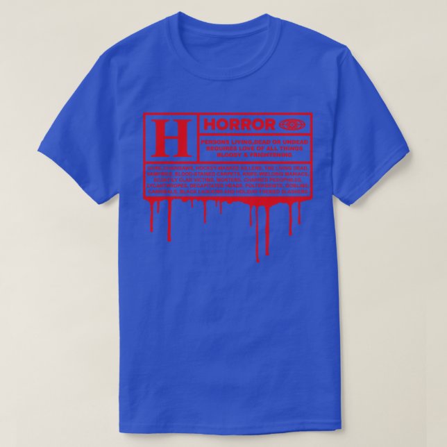 Klassificerad H för fasa T Shirt (Design framsida)