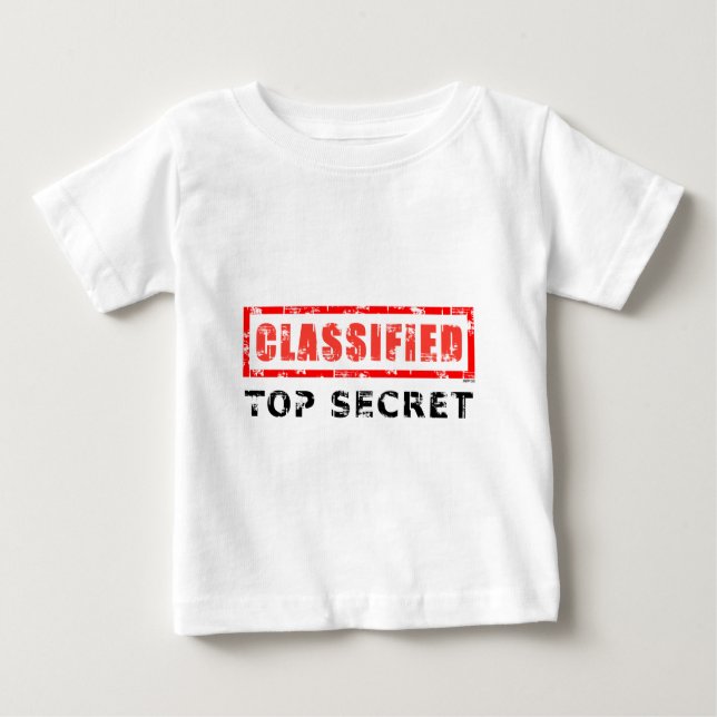 Klassificerad topphemlig t shirt (Framsida)