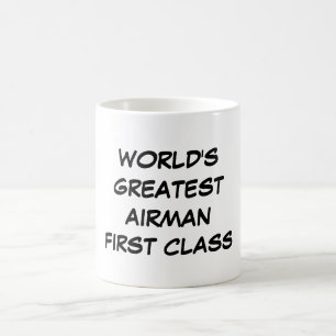 "Klassificerar världsmästareairmanen först" mug Kaffemugg