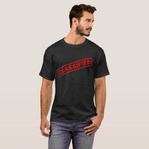 Klassificerat rödgummi Frimärke T Shirt
