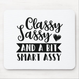klassig och lite smart assy musmatta