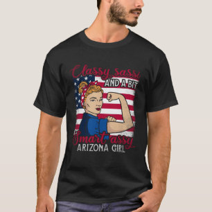 Klassig Sassi Och En Smart Assi Arizona Tjej T Shirt