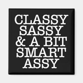 Klassig Sassy & lite smart ass Magnet
