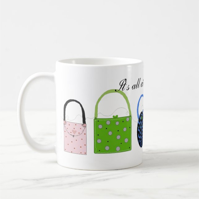 Klassiga väskor - Modehandväskor Kaffemugg (Vänster)