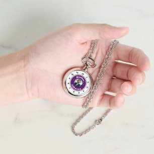KLASSIK! 🕰️ Silver Necklace Watch Anpassningsbar Armbandsur