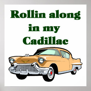 Klassiker50-talCadillac affisch