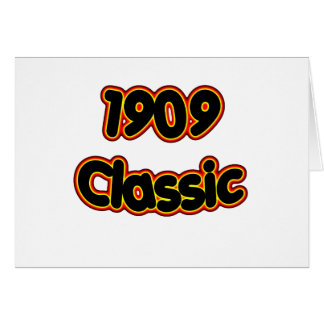 Klassiker 1909 hälsningskort