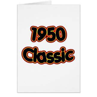 Klassiker 1950 hälsningskort
