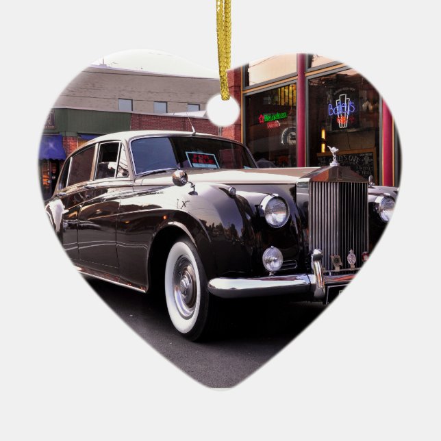 Klassiker 1959 Rolls Royce Julgransprydnad Keramik (Framsidan)