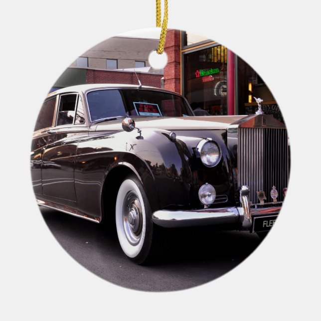 Klassiker 1959 Rolls Royce Julgransprydnad Keramik (Framsidan)