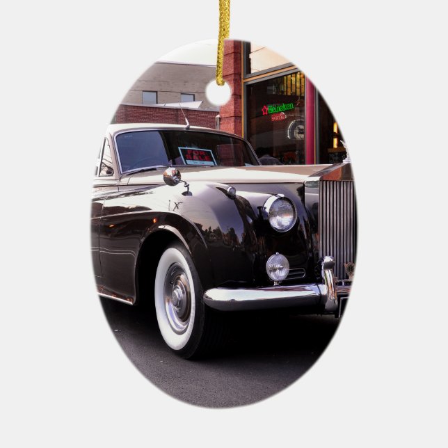 Klassiker 1959 Rolls Royce Julgransprydnad Keramik (Framsidan)