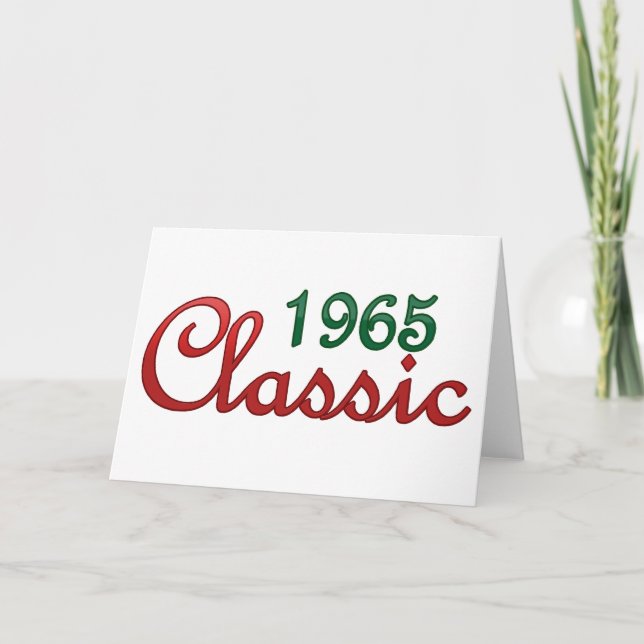 Klassiker 1965 kort (Framsida)