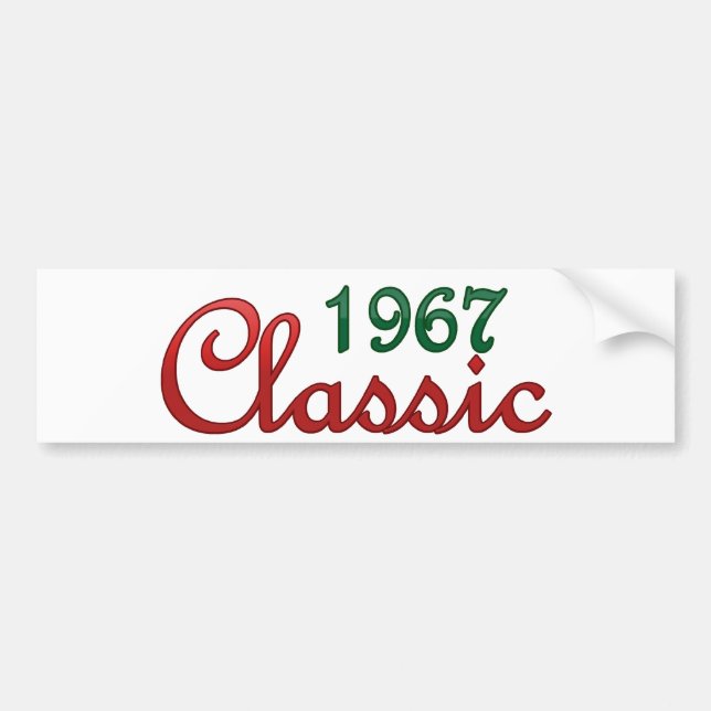 Klassiker 1967 bildekal (Framsidan)