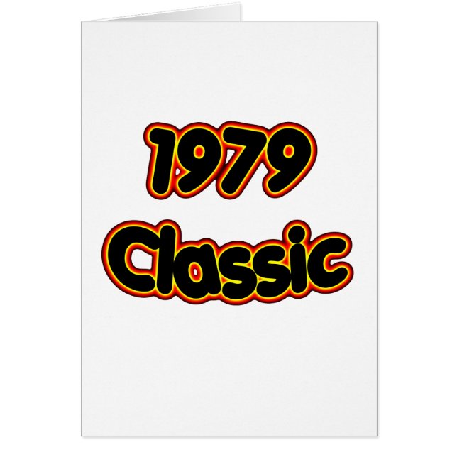 Klassiker 1979 hälsningskort (Framsidan)