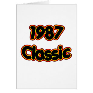 Klassiker 1987 hälsningskort
